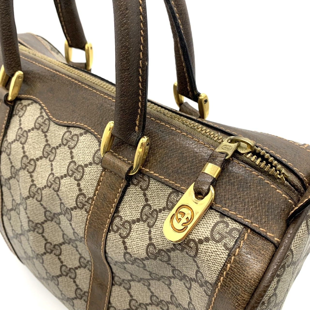 GUCCI オールドグッチ 98 8 002 ボストンバッグ 旅行かばん