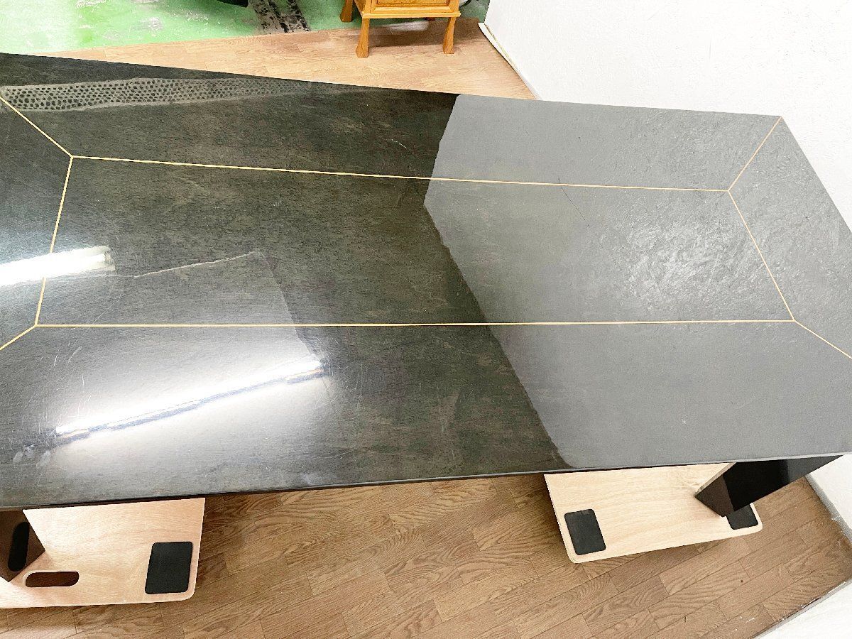 ◇IDC大塚家具 スプレンダー 190cm ダイニングテーブル バーズアイ