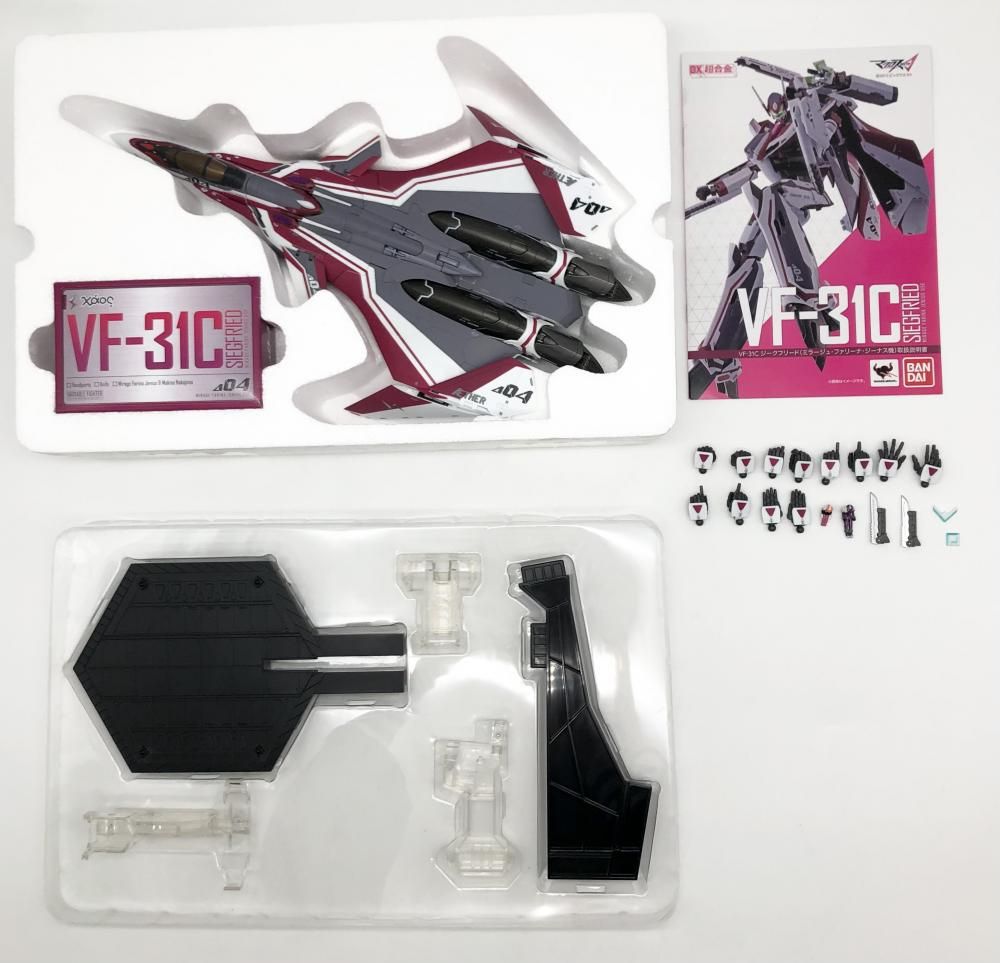 中古】開封 バンダイ マクロスΔ デルタ DX超合金 VF-31C ジーク