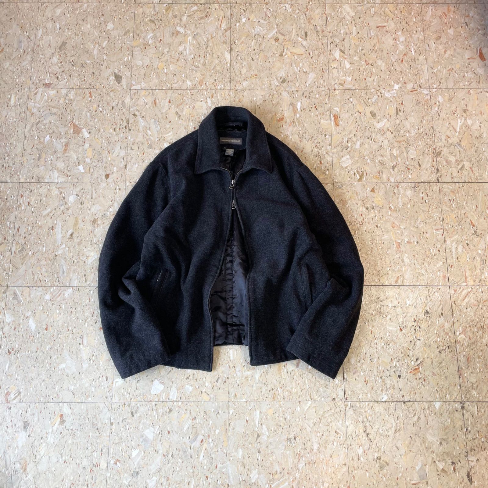 00s 【Banana republic】 バナナリパブリック ウールカシミヤ メルトン