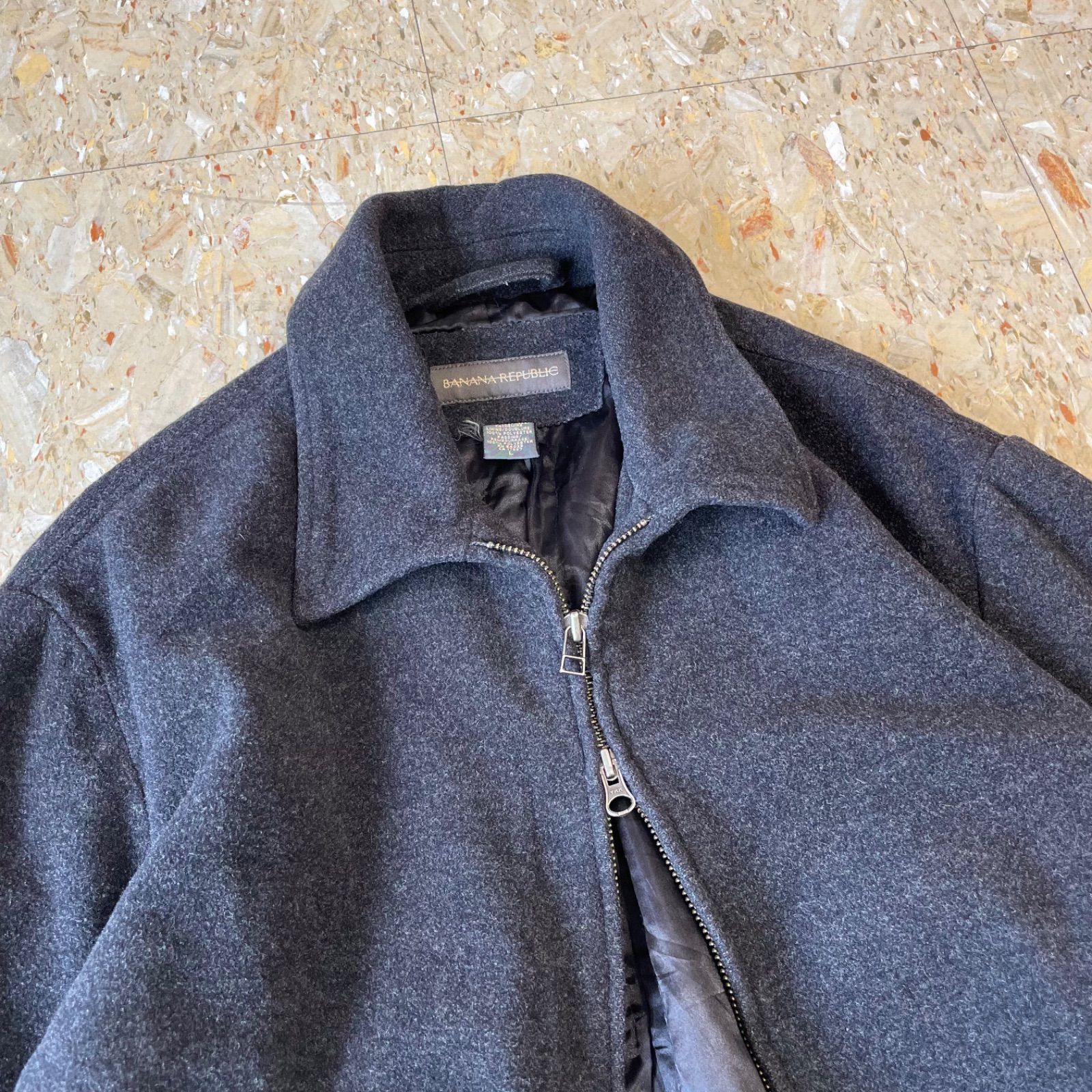 00s 【Banana republic】 バナナリパブリック ウールカシミヤ メルトン