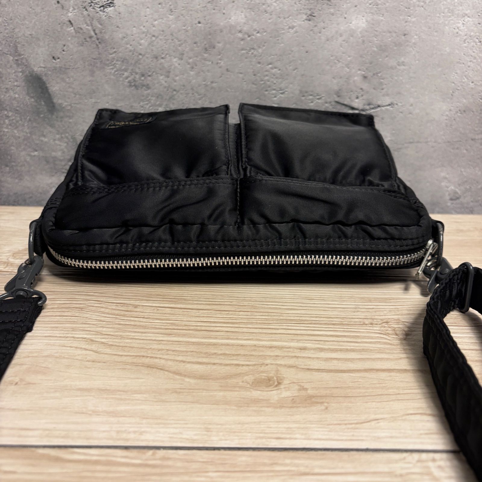 PORTER タンカー ショルダーバッグ ブラック 2ポケット 着脱可能 吉田