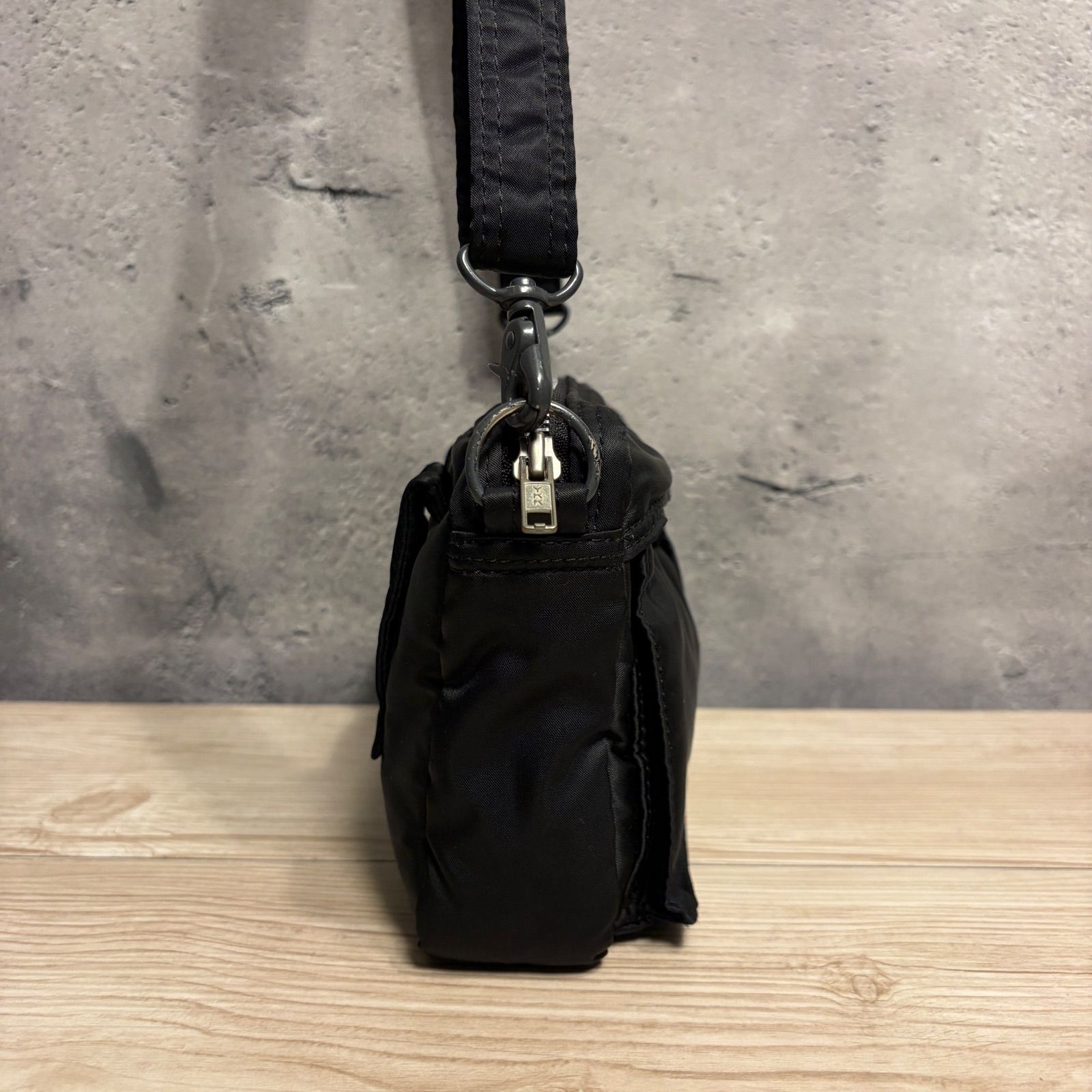 PORTER タンカー ショルダーバッグ ブラック 2ポケット 着脱可能 吉田 
