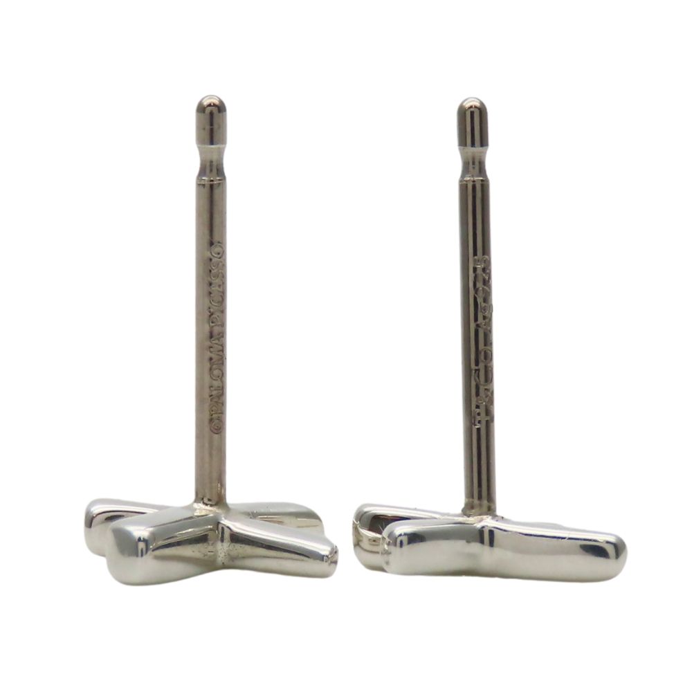 中古】 ティファニー ピアス X キス シルバー925 約1.1g シルバー