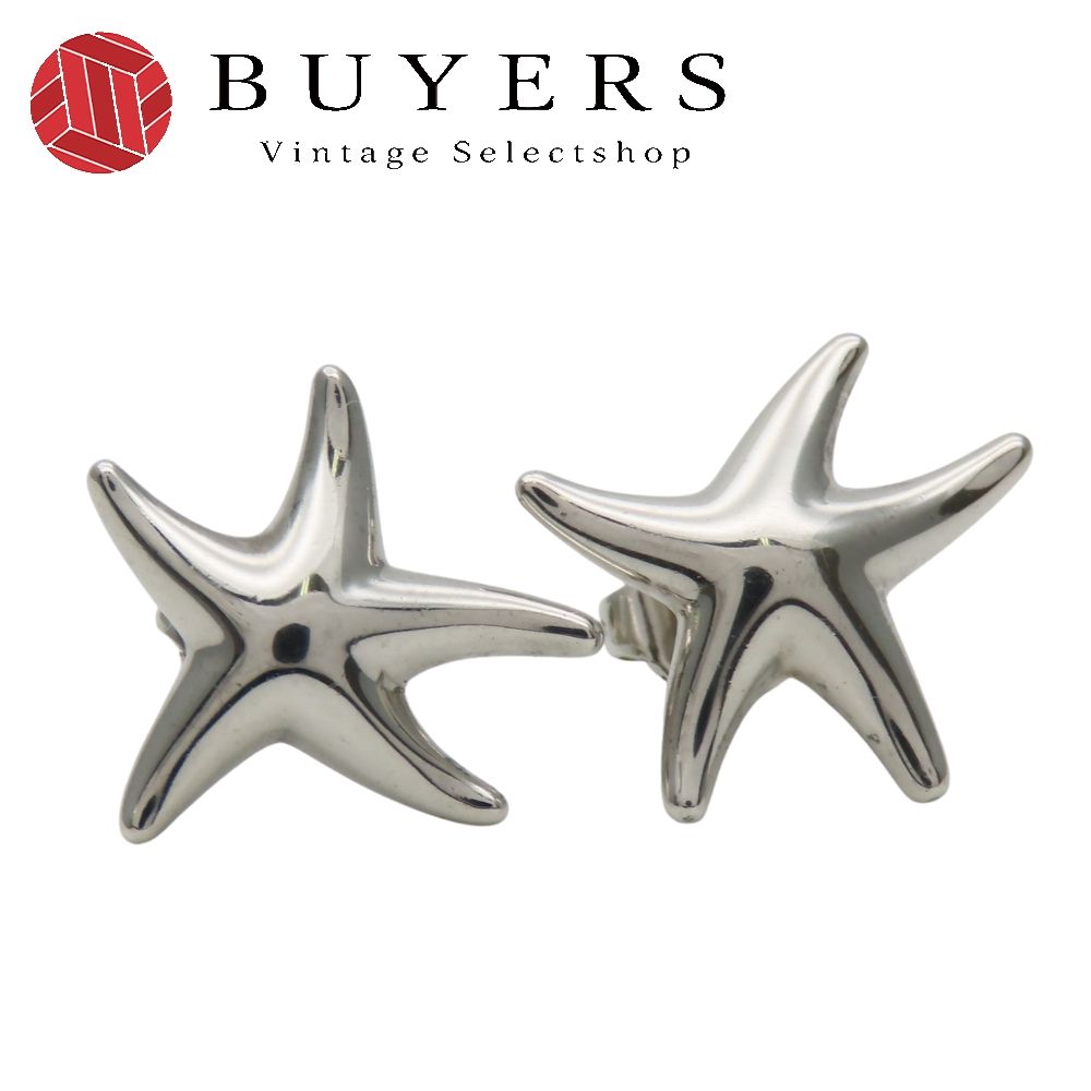 中古】 ティファニー ピアス スターフィッシュ シルバー925 約3.7g