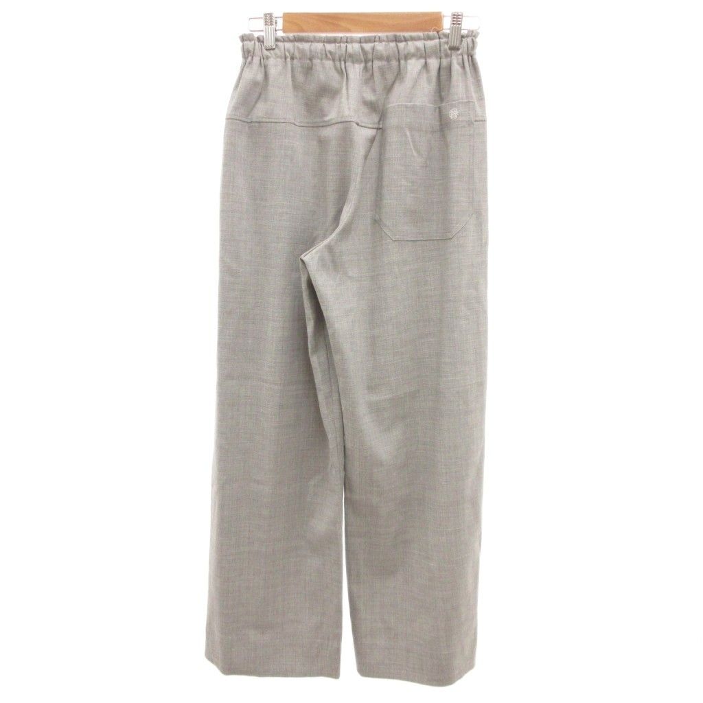 ブラミンク BLAMINK ウールリネンシルクドローストパンツ イージー