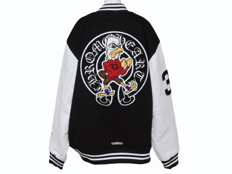 クロムハーツスタジャン 新品未使用 CHROME HEARTS クロムハーツ ヴァーシティジャケット