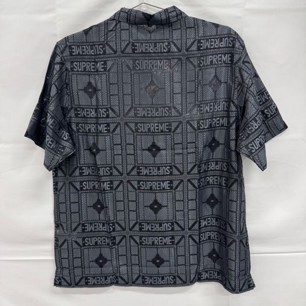 シュプリーム　ジャガード　エスエスシャツ Supreme/シュプリーム【24SS】Tray Jacquard S/S Shirt/トレイ