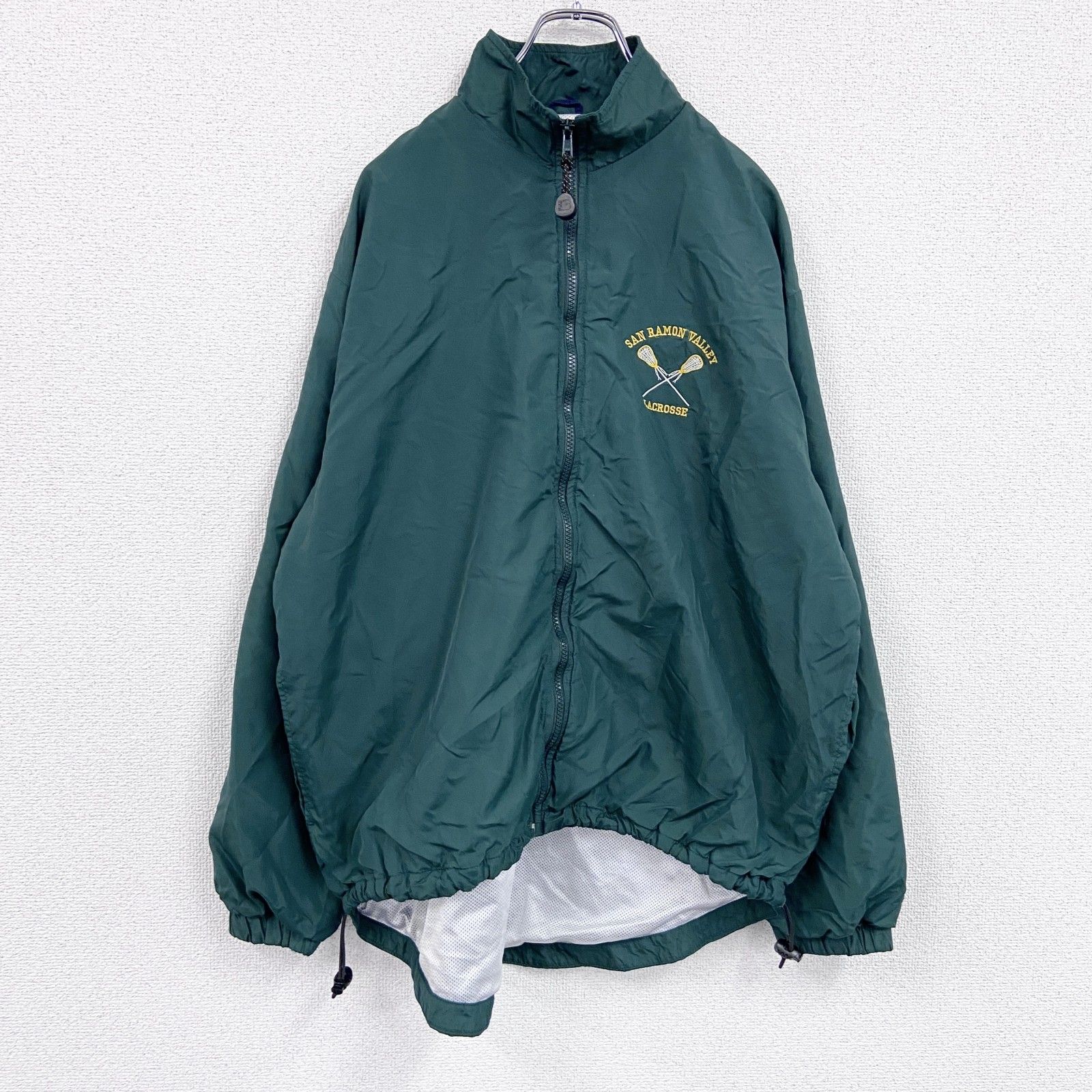 古着 used Boathouse ナイロンジャケット 深緑 ディープグリーン L