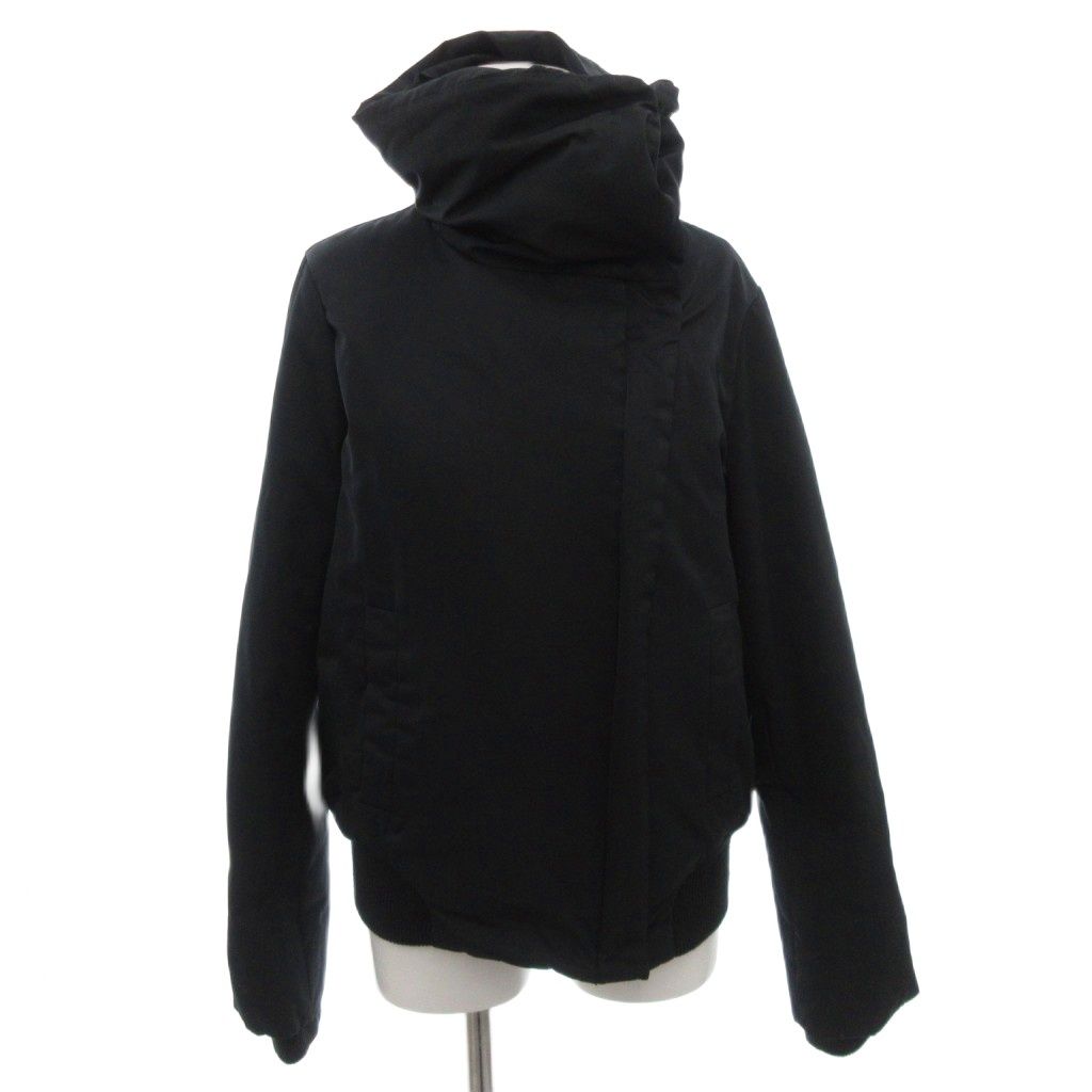 セオリー Theory ダウンジャケット ブルゾン S 黒 ブラック ハイネック