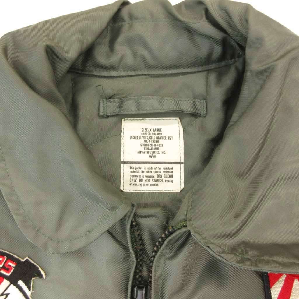 アルファ ALPHA 90s CPU-45/P フライトジャケット ブルゾン X-LARGE