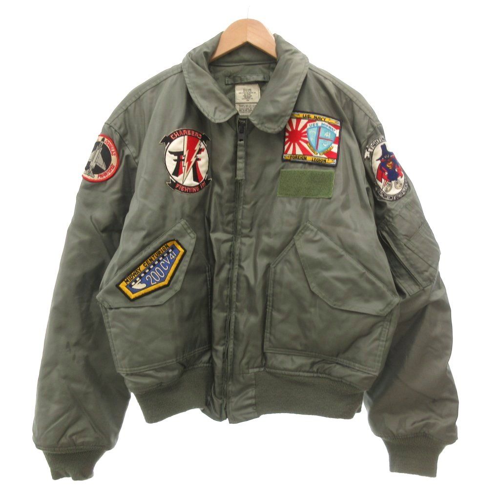 [ヴィンテージ]ミリタリーフライトジャケット アルファ ALPHA 90s CPU-45/P フライトジャケット ブルゾン X-LARGE