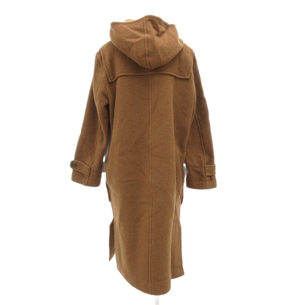 ピンクハウス PINK HOUSE ダッフルコート ロング ウール フード 茶