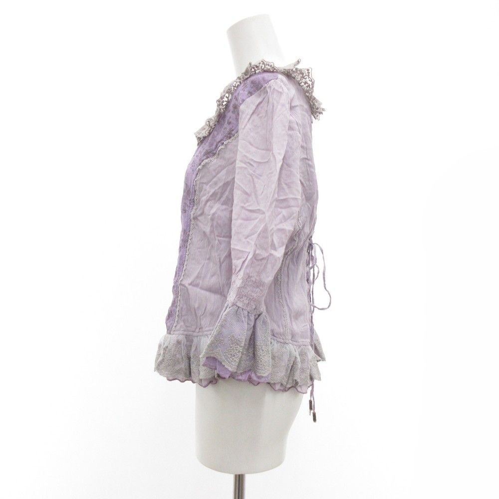 オッズオネスト OZZ ONESTE タグ付き ブラウス カットソー 長袖 フリル