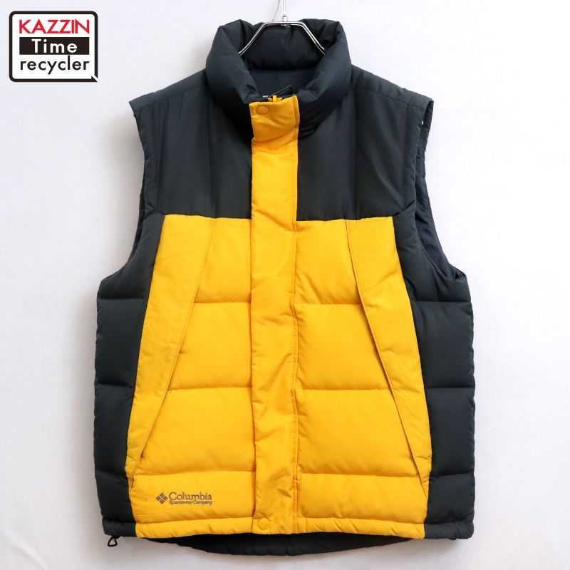 00s Columbia ダウンベスト メンズ 表記Mサイズ - メルカリ