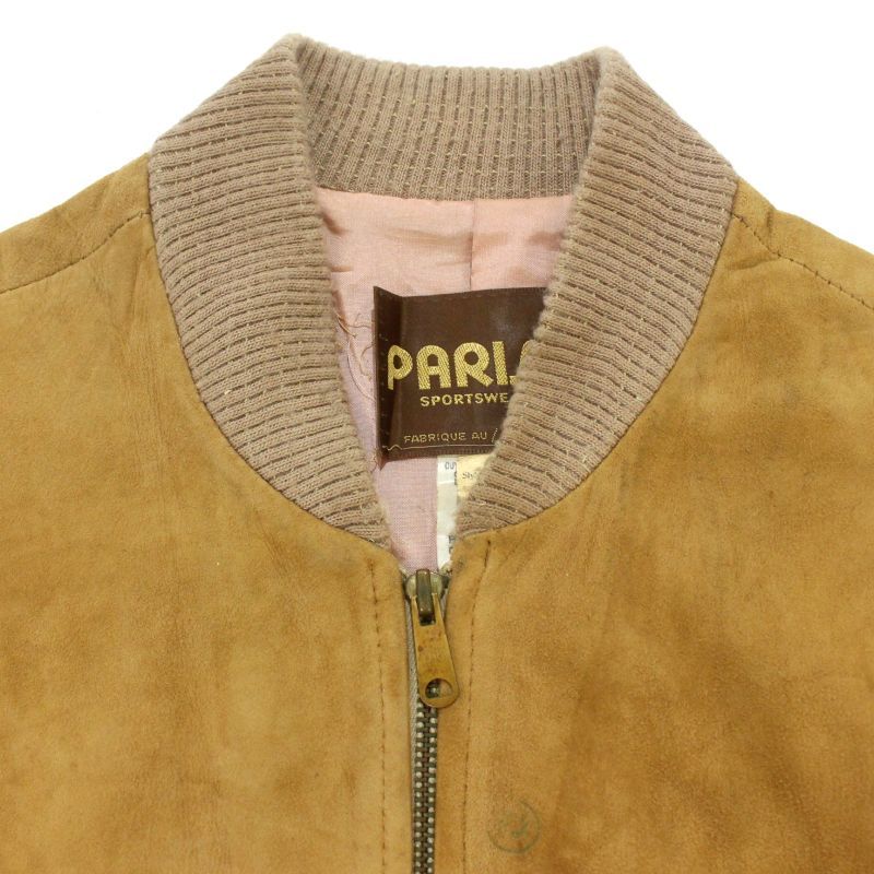 70s vintage カナダ製 スエード レザージャケット メンズ Mサイズ相当