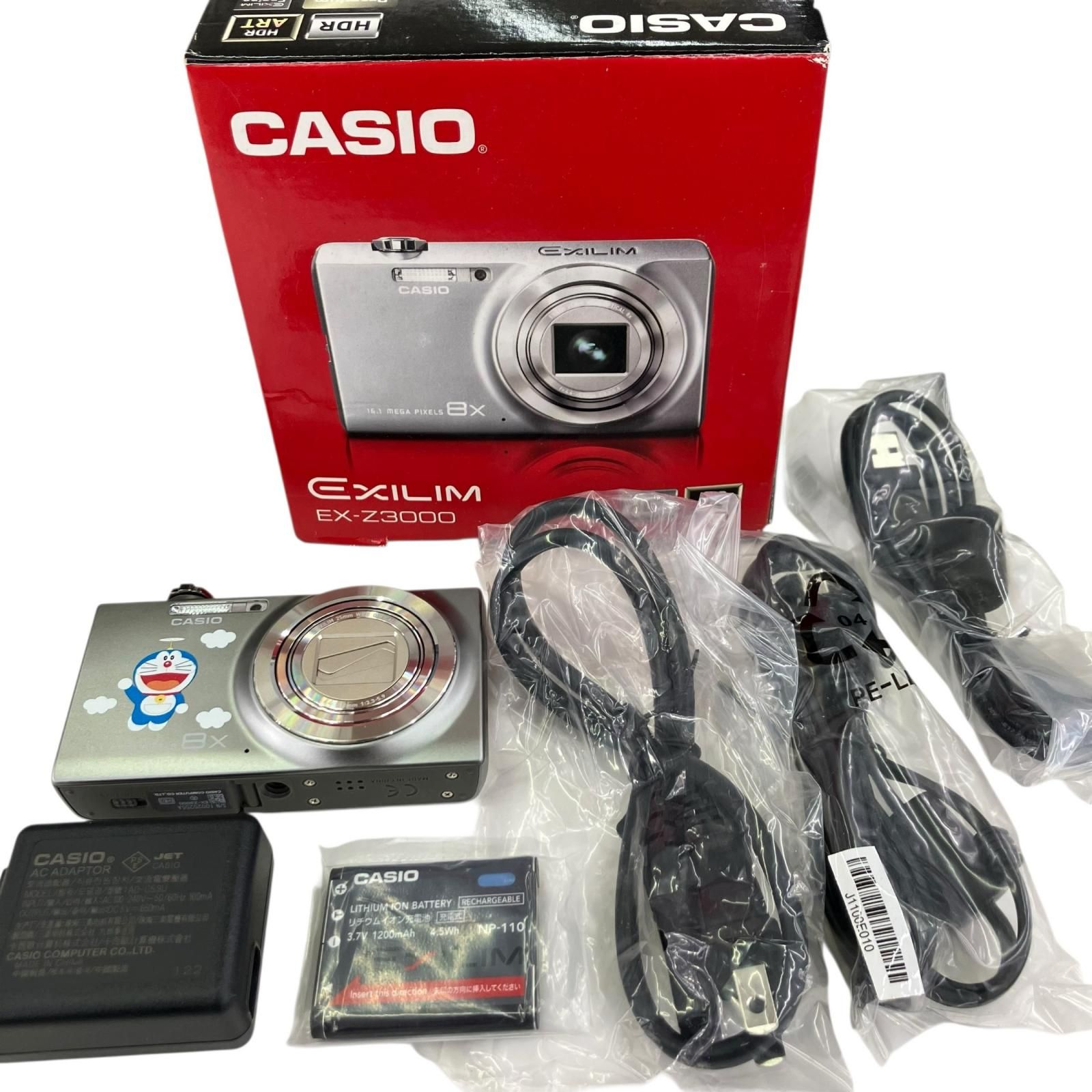 118011 動作確認済み CASIO カシオ ドラえもん ♪ デジカメ EX-Z3000