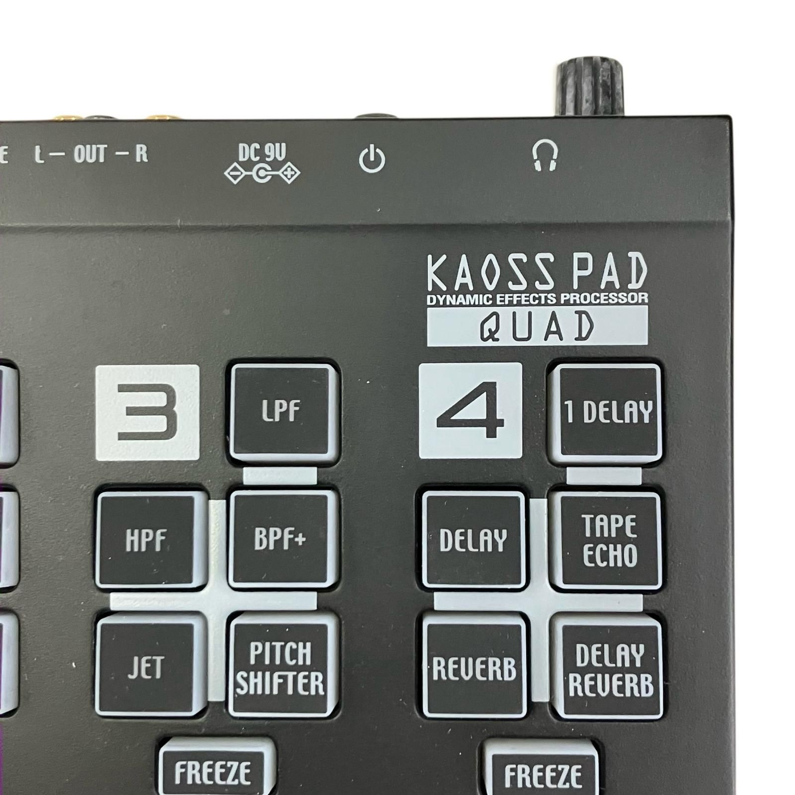 186000 通電確認のみ KORG コルグ KAOSS PAD QUAD 本体 箱入 KP-QUAD