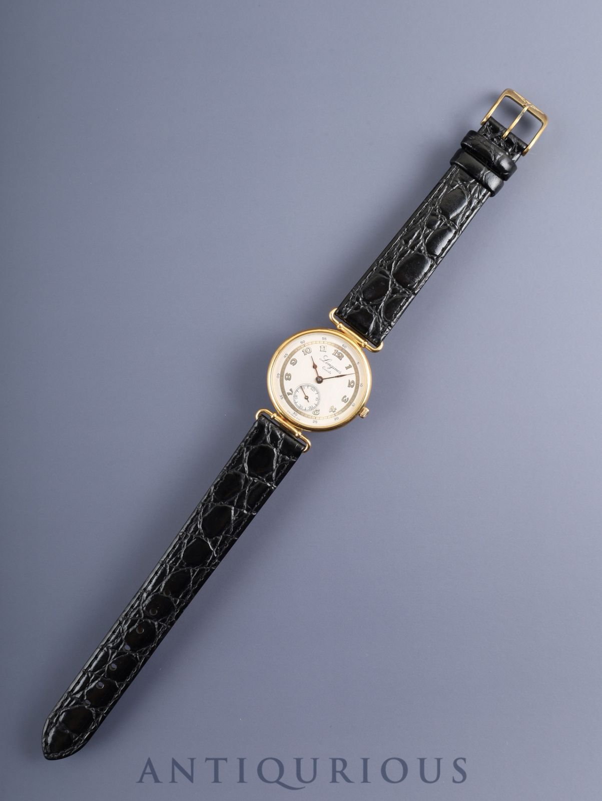 ロンジン 150周年記念モデル 976.5162 クォーツ Cal.L976.2 SS/GP 革