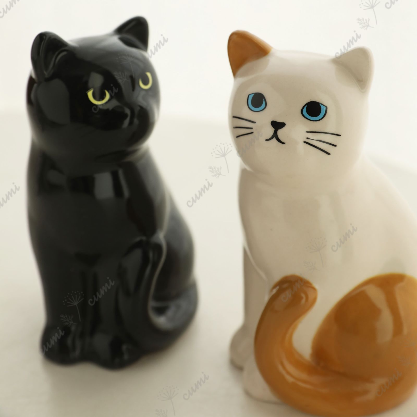 N0403 【1個】柄が選べる 猫 花瓶 陶器 フラワーベース 北欧 ねこ cat