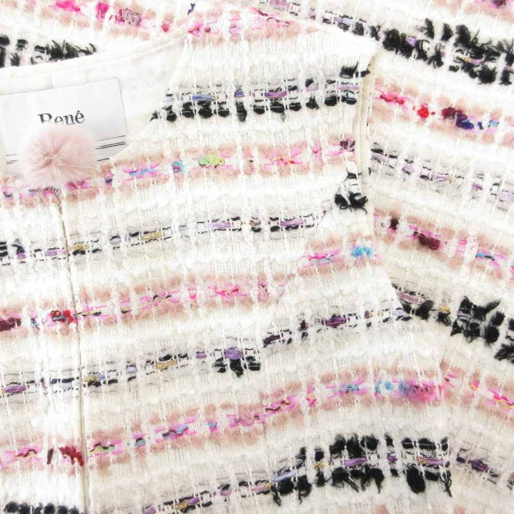 ルネ Rene 美品 MALHIA KENT マリアケント ツイードワンピース 36 M