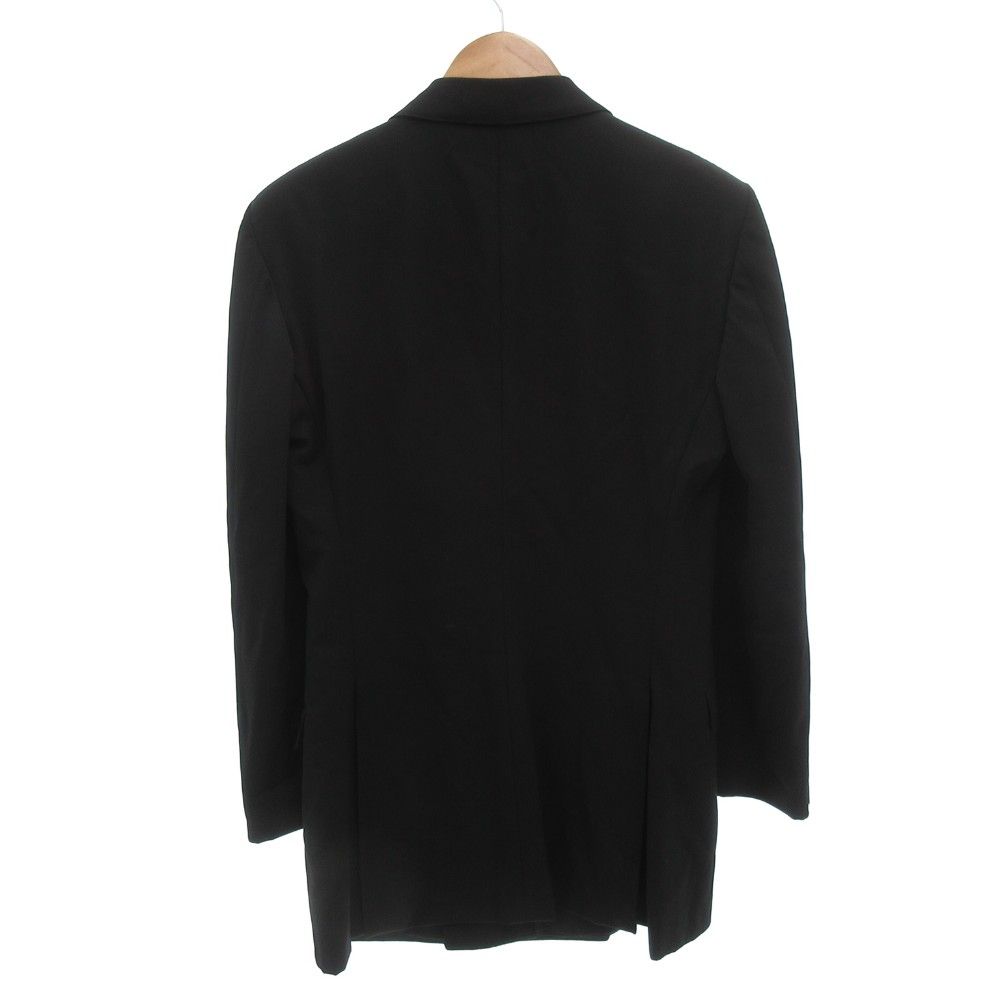 グッチ GUCCI テーラードジャケット 48 M 背抜き ダブル 黒 ブラック