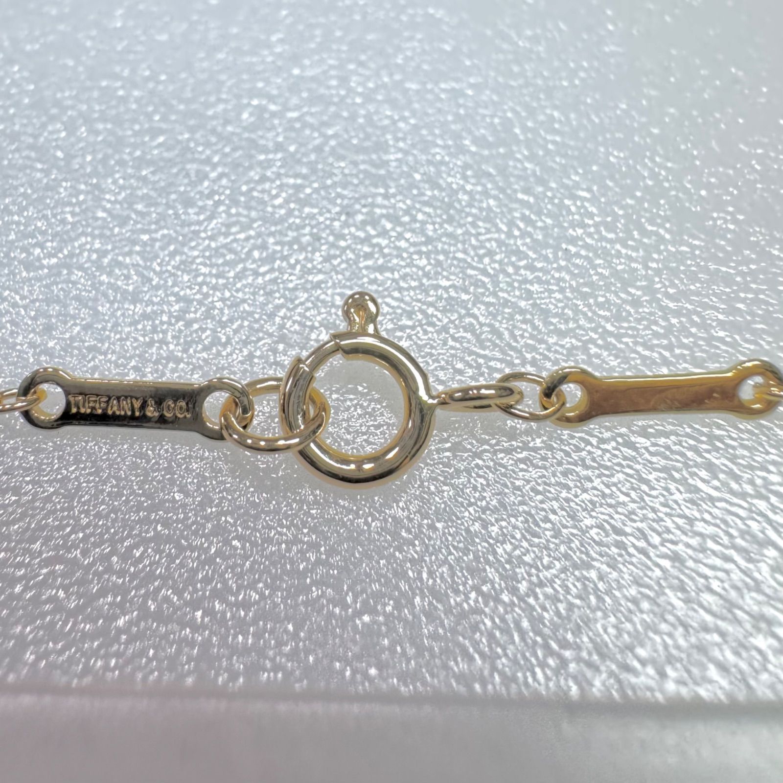 Tiffany &Co. k18 バイザヤード ダイヤモンド ネックレス 750