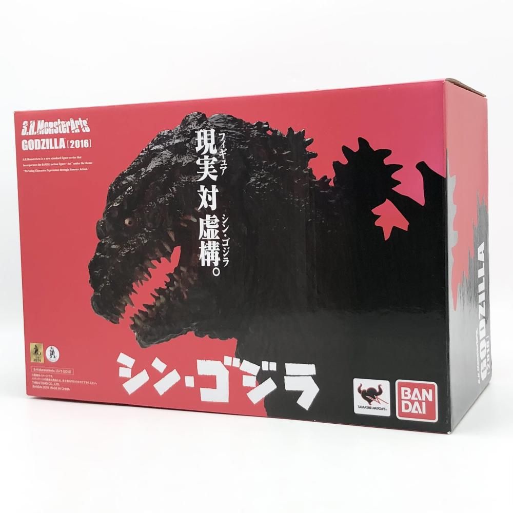中古】開封 バンダイ シン・ゴジラ S.H.MonsterArts モンスターアーツ