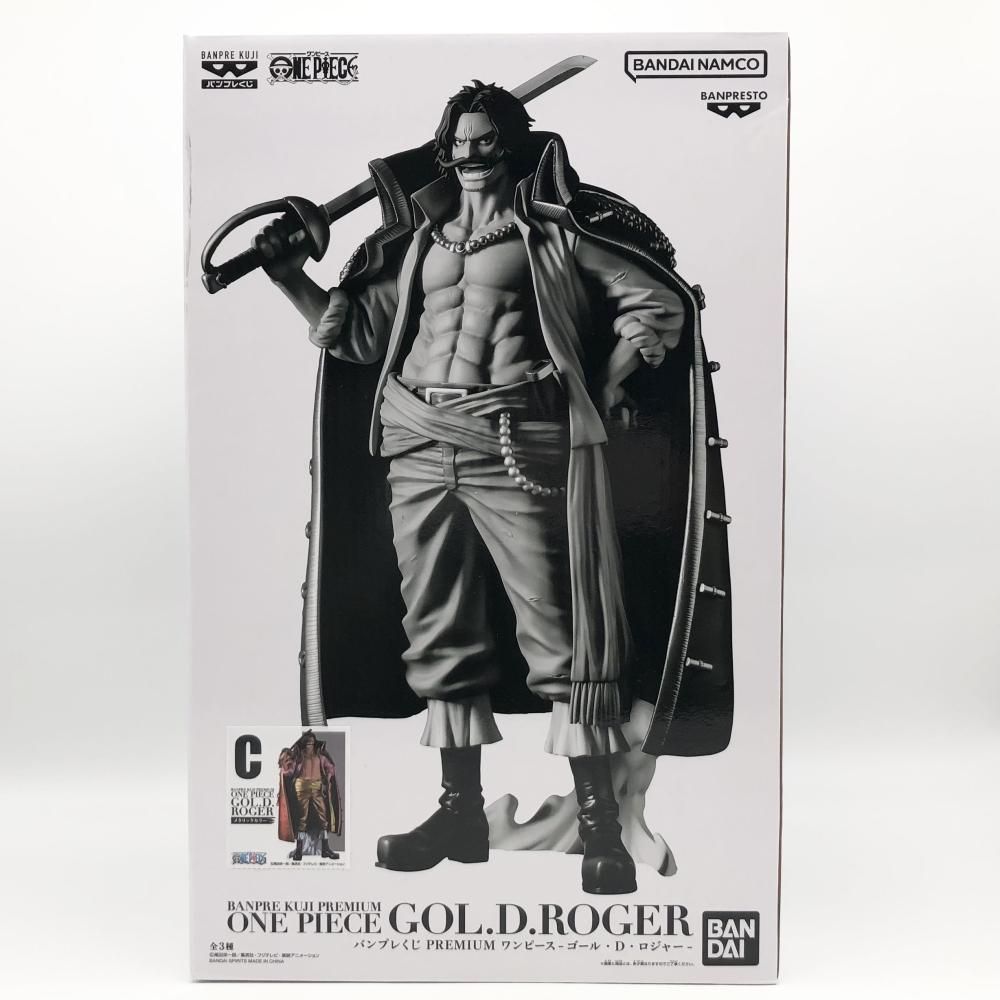 【新品・未開封】バンプレくじ　ワンピース　ロジャー　C メタリック　レア★ 中古】未開封 バンプレくじ PREMIUM ワンピース ゴール・D・ロジャー C