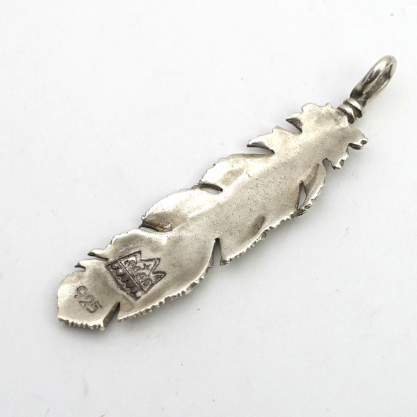 SAAD ◇ネックレストップ/フェザー/925/左向き 【ネックレス