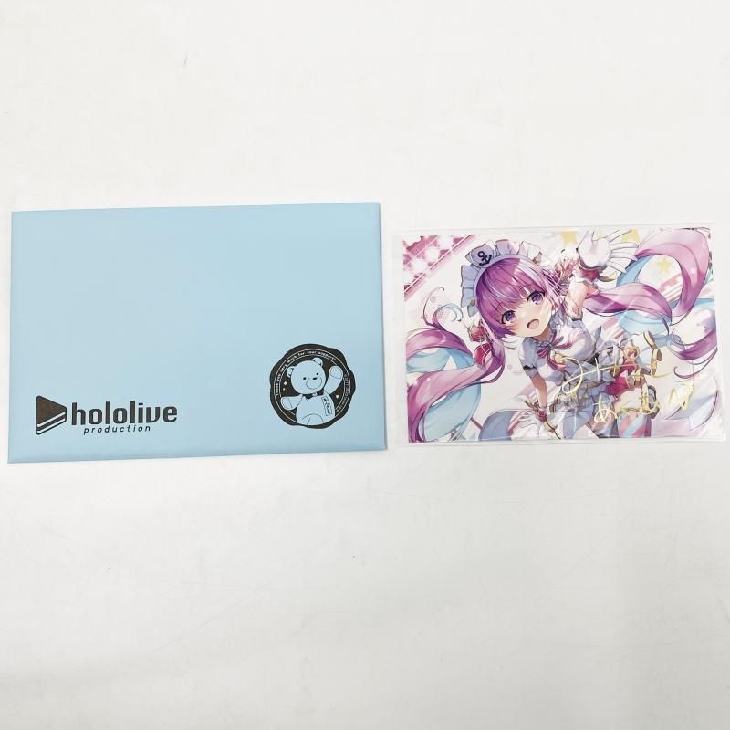 中古】一部未開封 湊あくあ 活動三周年記念 グッズセット カバー ホロ