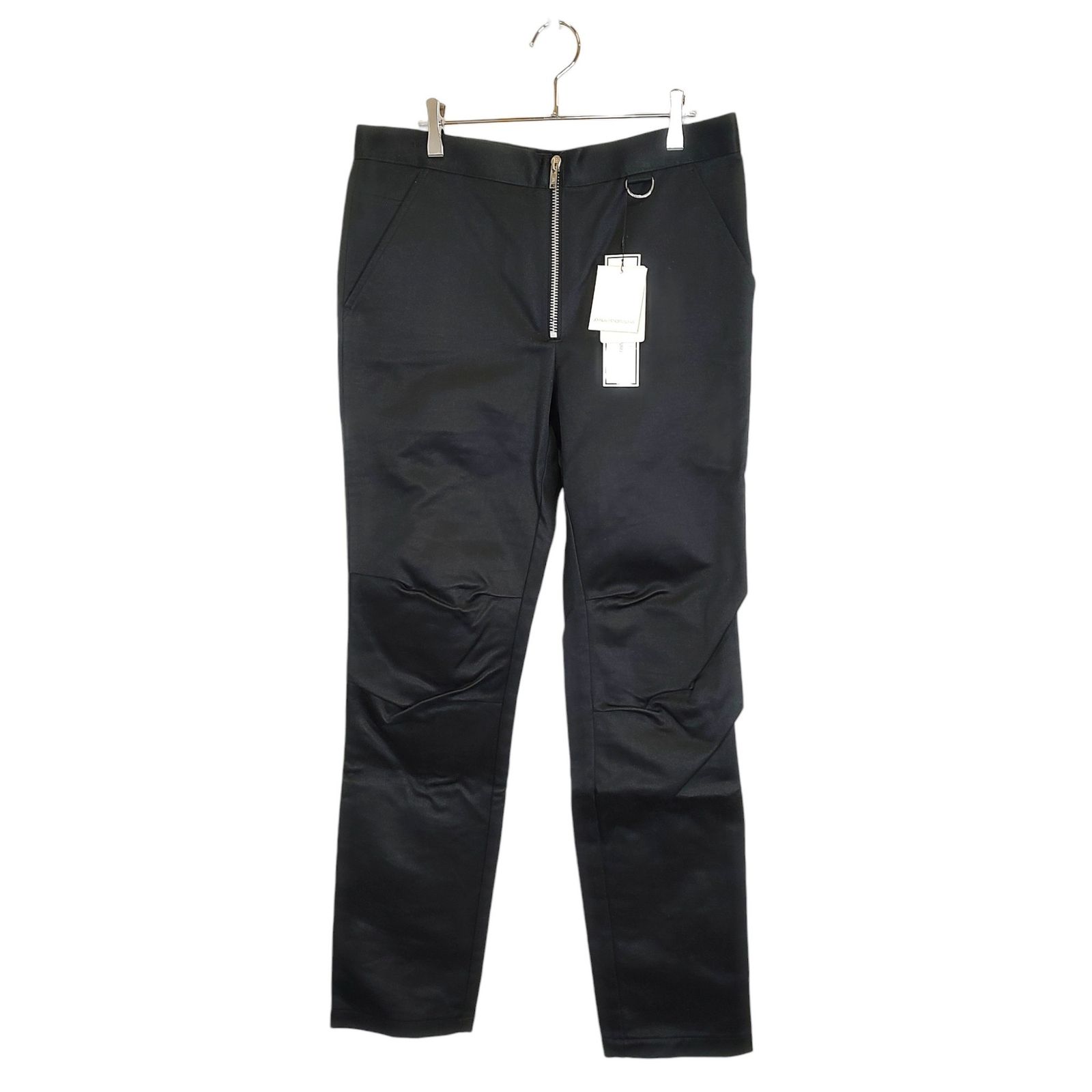 23AW ジョンローレンスサリバン Leather lace-up pants JOHN LAWRENCE SULLIVAN ジョンローレンスサリバン Cotton satin biker