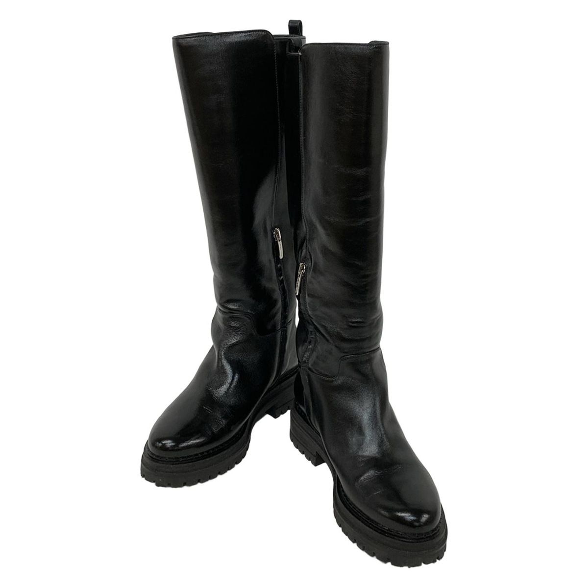 sergio rossi(セルジオロッシ) ロングブーツ 36 1/2 レディース - 黒