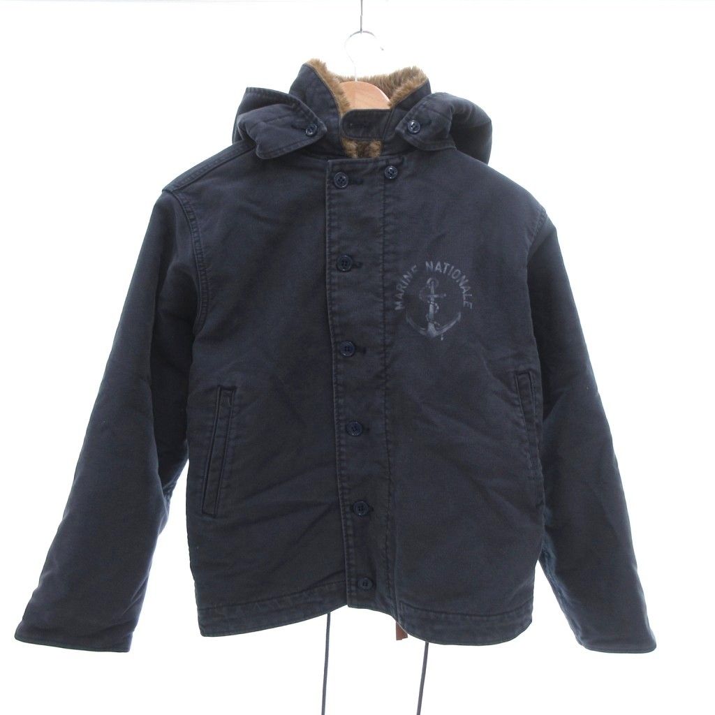 ヒューストン HOUSTON N-1 デッキジャケット ミリタリー 裏ボア