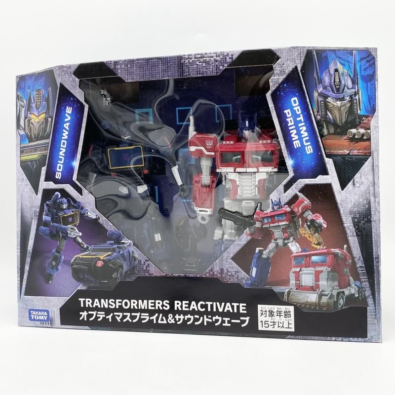 中古】開封 オプティマスプライム&サウンドウェーブ タカラトミー