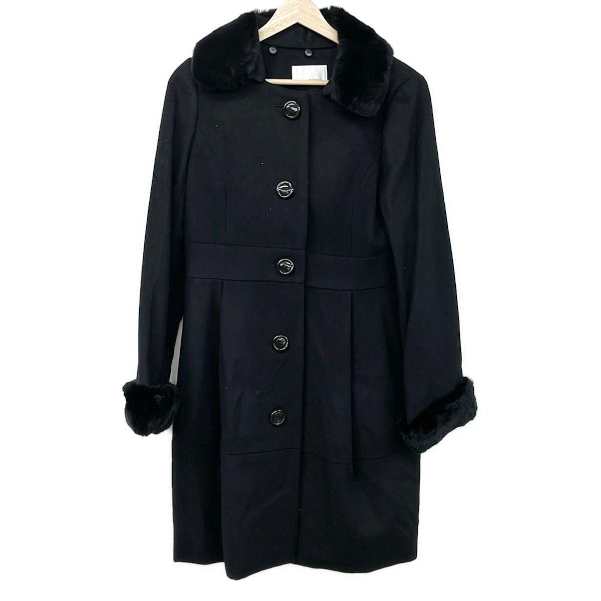 M-premierBLACK(エムプルミエブラック) コート サイズ36 S レディース