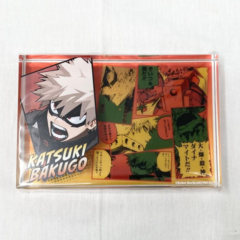 中古】内袋未開封 アクリルブロック HEROES 爆豪勝己 BD2 誕生日 2024