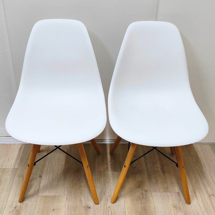 送料無料・美品】イームズチェア 2脚セット リプロダクト シェルチェア