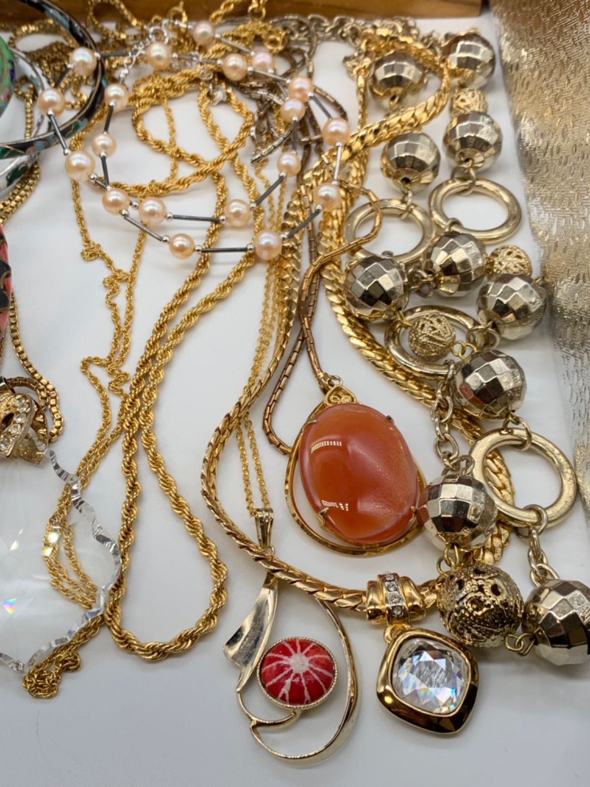 遺品整理　生前整理　ネックレス　リング　ブローチ　ブレスレット 遺品整理 生前整理 アクセサリー まとめ売り ネックレス リング