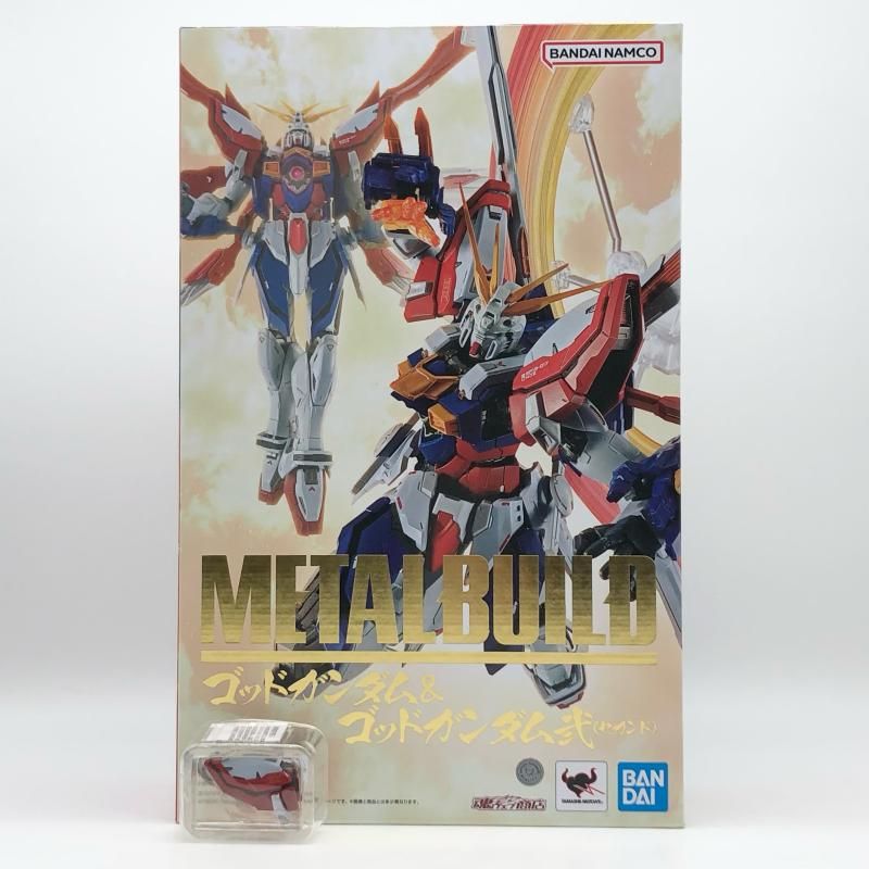 メタルビルド　ゴッドガンダム 弍 セカンド 交換用パーツ付 中古】開封 METAL BUILD ゴッドガンダム＆ゴッドガンダム弐 (セカンド