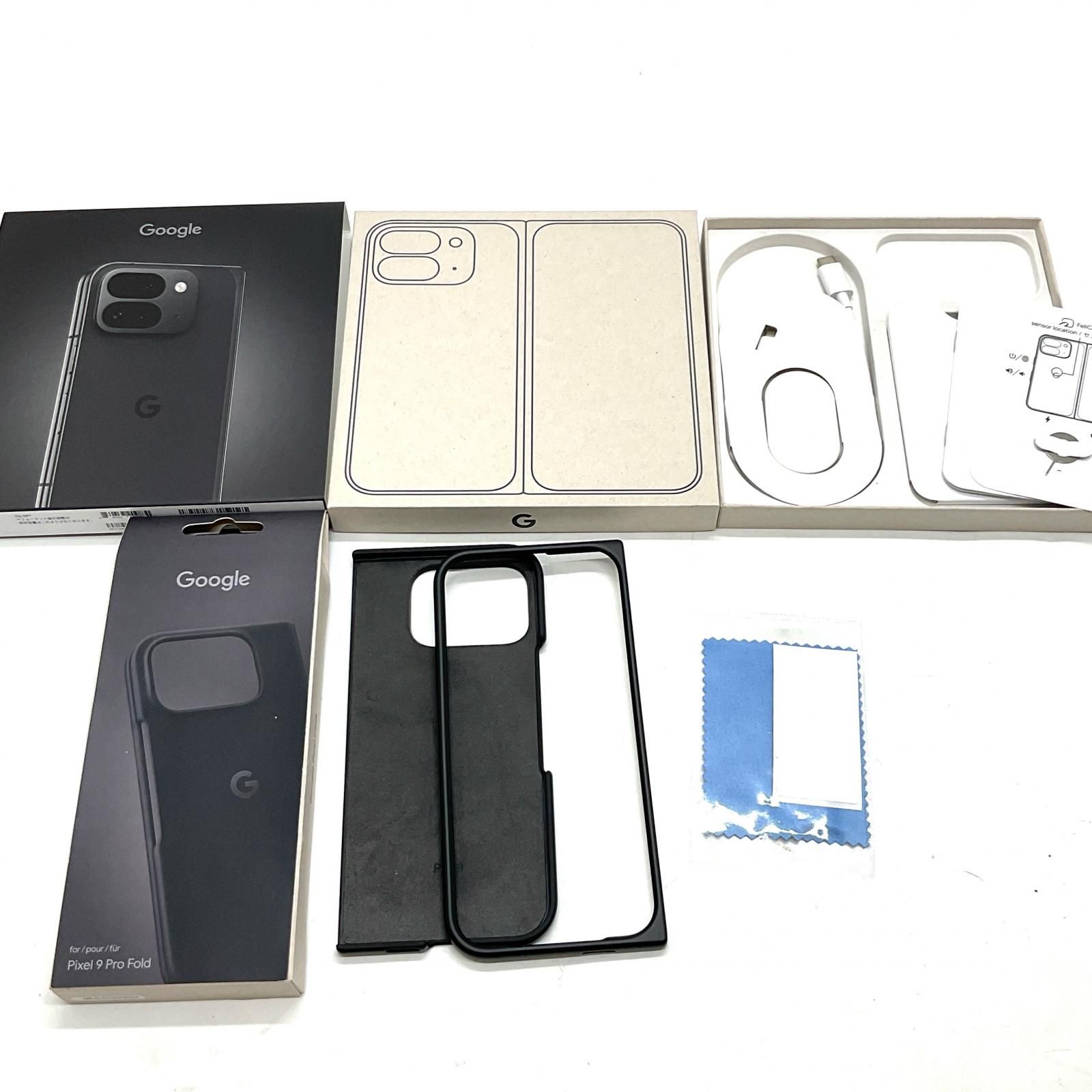 Google Pixel 9 Pro Fold 256GB Obsidian docomo GC15S 超美品 動作