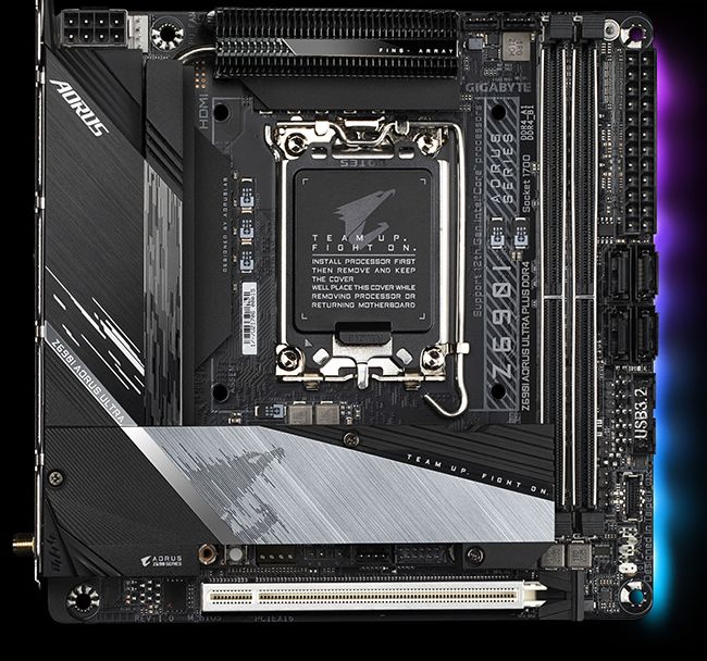 GIGABYTE マザーボード M/B Z690I A ULTRA PLUS D4 922508++ - メルカリ