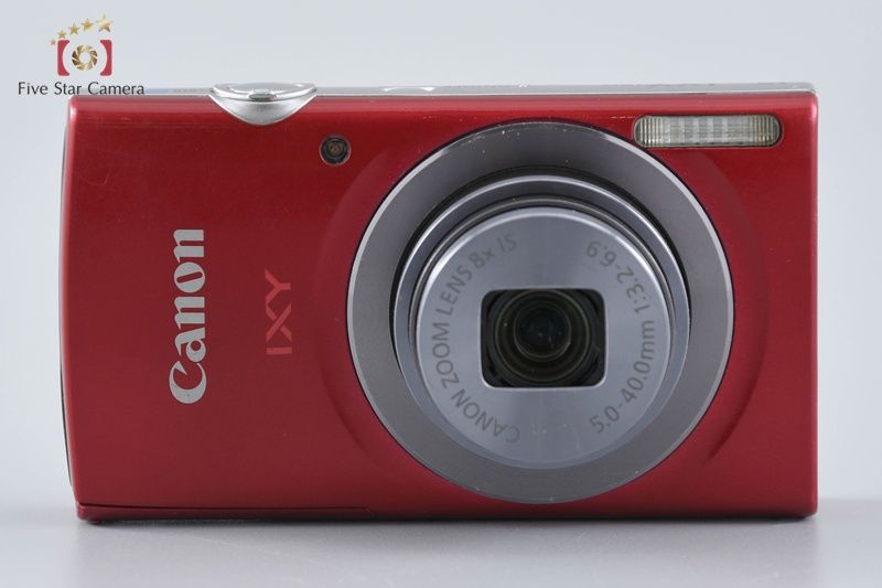 中古】Canon キヤノン IXY 160 レッド コンパクトデジタルカメラ