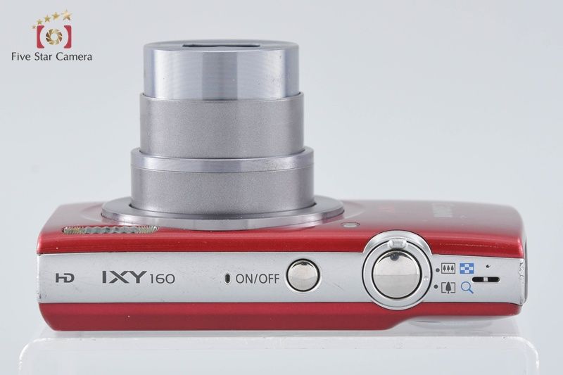 中古】Canon キヤノン IXY 160 レッド コンパクトデジタルカメラ