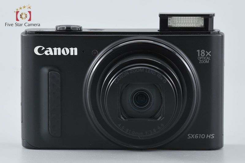 中古】Canon キヤノン PowerShot SX610 HS ブラック コンパクト