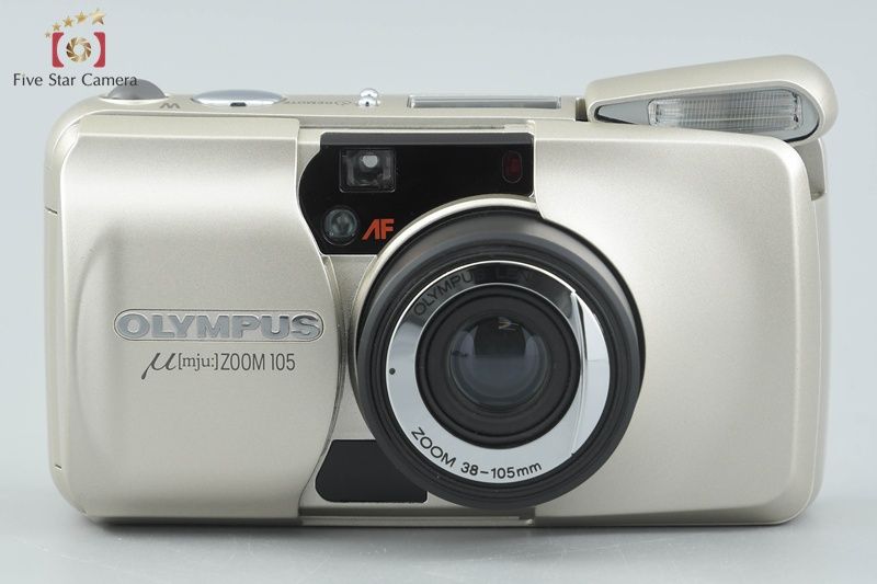 中古】OLYMPUS オリンパス μ[mju:] ZOOM 105 コンパクトフィルムカメラ