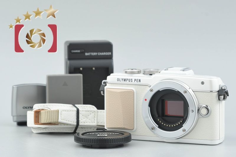 中古】OLYMPUS オリンパス PEN Lite E-PL7 ホワイト ミラーレス一眼