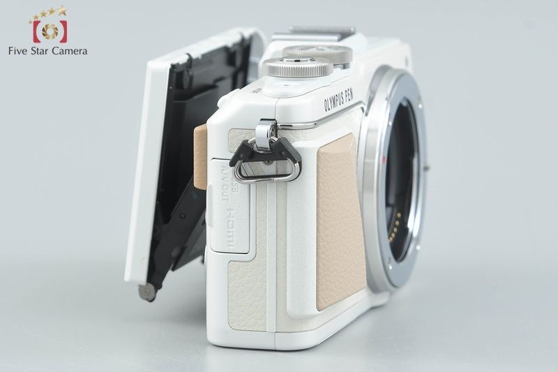 中古】OLYMPUS オリンパス PEN Lite E-PL7 ホワイト ミラーレス一眼 