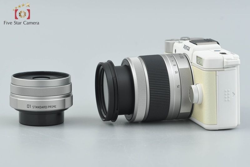 中古】PENTAX ペンタックス Q ダブルレンズキット ホワイト シャッター