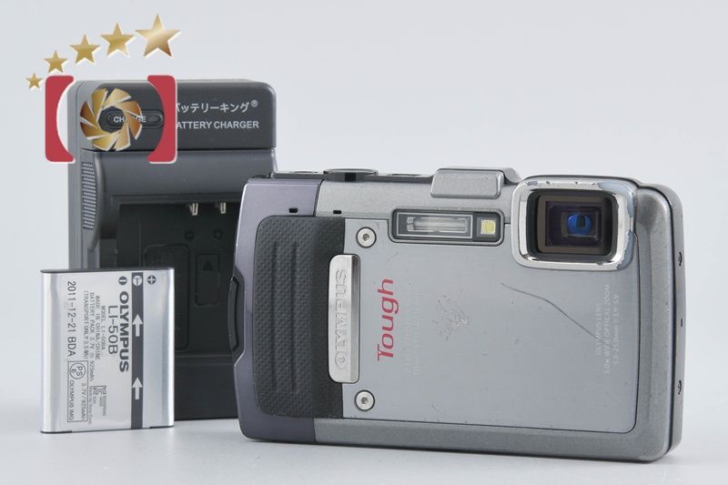 中古】OLYMPUS オリンパス STYLUS TG-830 Tough シルバー 防水デジタル